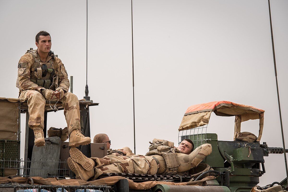 French troops
