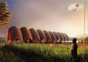 The Droneport project in Rwanda is a flagship development aiming to improve the procurement and distribution of vital provisions around the country. Image courtesy: Foster and Partners. Available at: http://bit.ly/2rWTcpZ